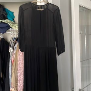 Babaton tissue dress black in size small